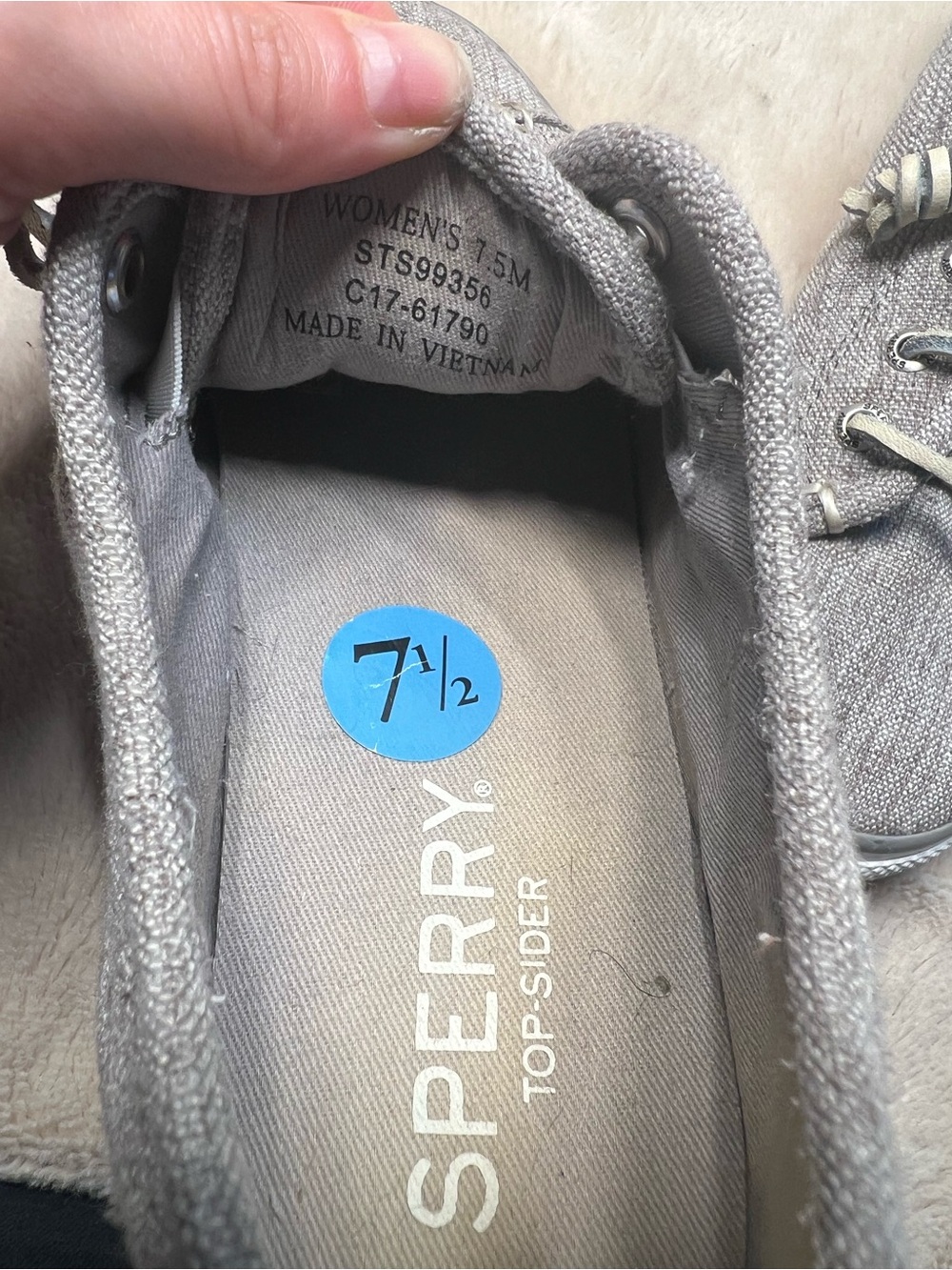 Sperry womens flats size 7.5 - Picture 5 of 5